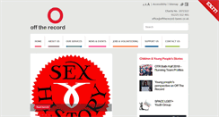 Desktop Screenshot of offtherecord-banes.co.uk